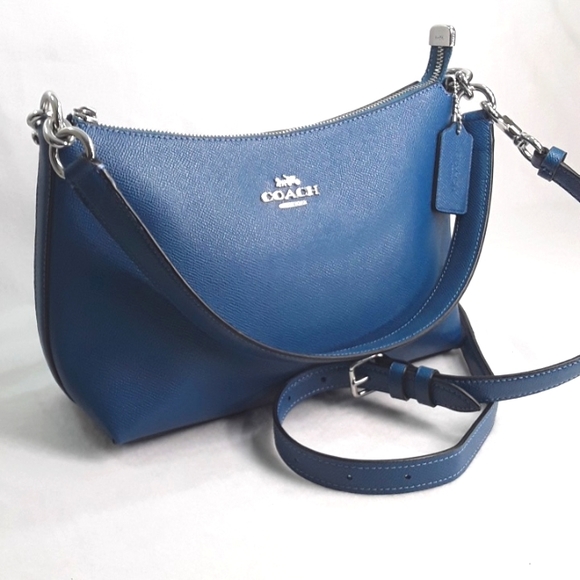 Coach Bags Coach Lewis Shoulder Bag Leather Handbag In Ocean Blue